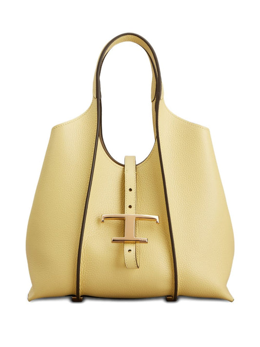 Tod'S Yellow Shopper Bag — Mini Leather Tote (Women)
