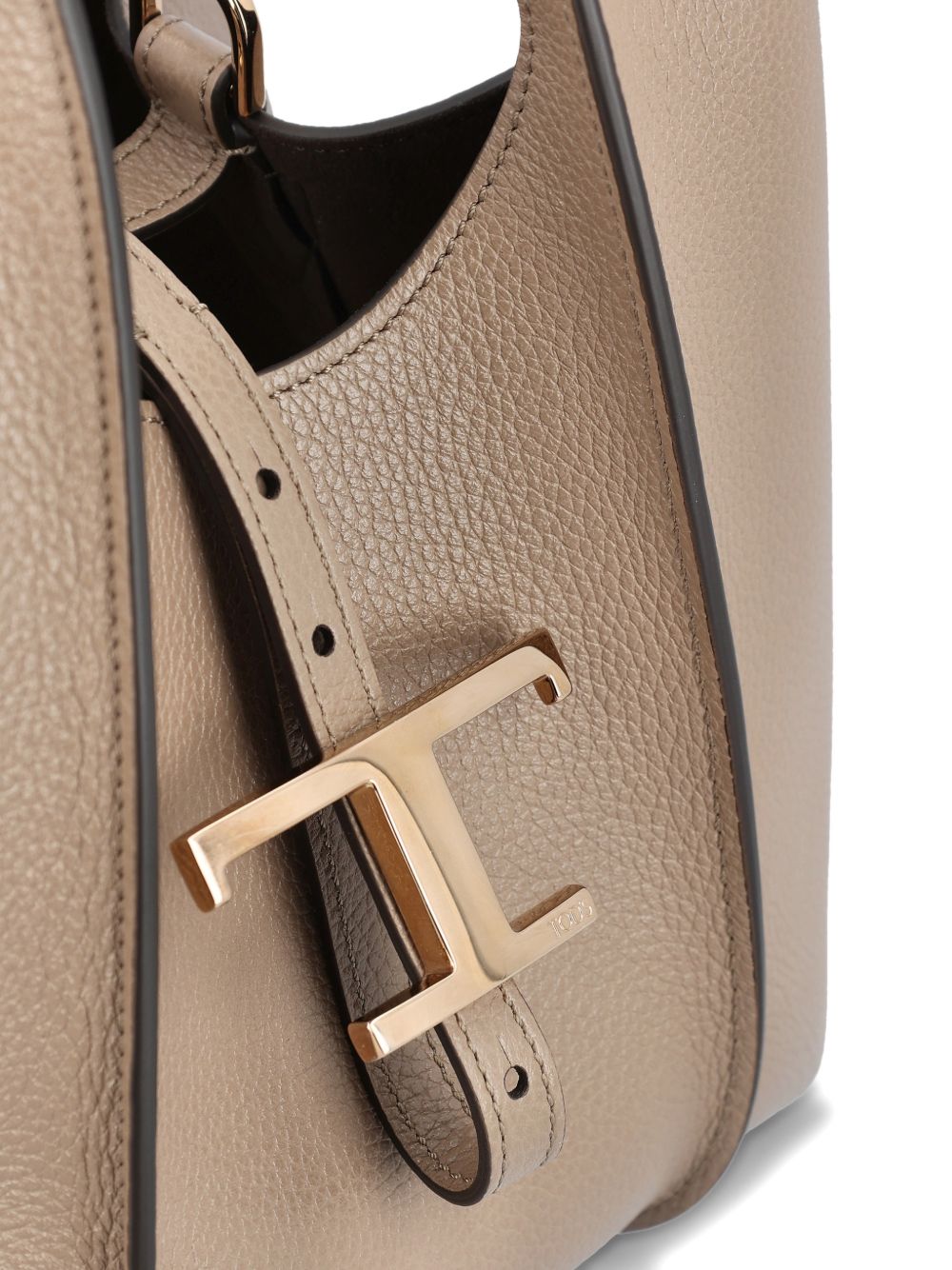 Tod'S Mini Shopper Tote — Beige Grain Leather (Mini)
