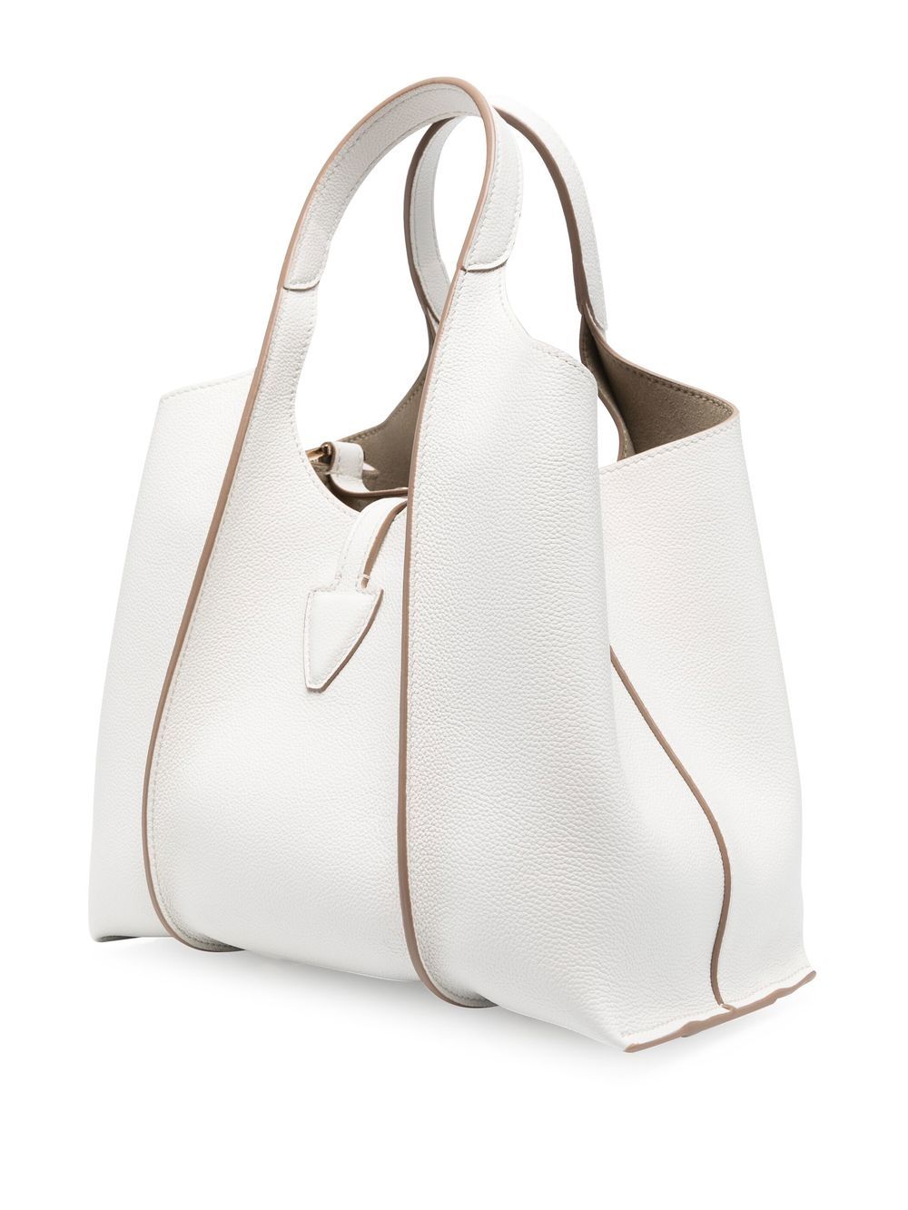 Tod'S White Leather Shopper Mini Tote for Women