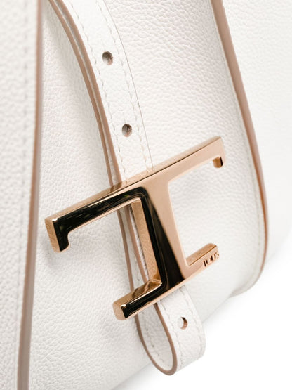 Tod'S White Leather Shopper Mini Tote for Women