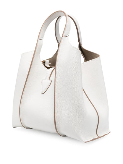 Tod'S White Leather Shopper Mini Tote for Women