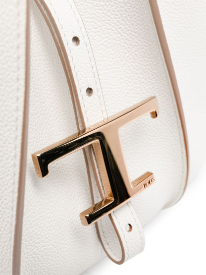Tod'S White Leather Shopper Mini Tote for Women