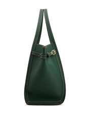 Tod'S Green Shopper Bag — Medium Leather Tote