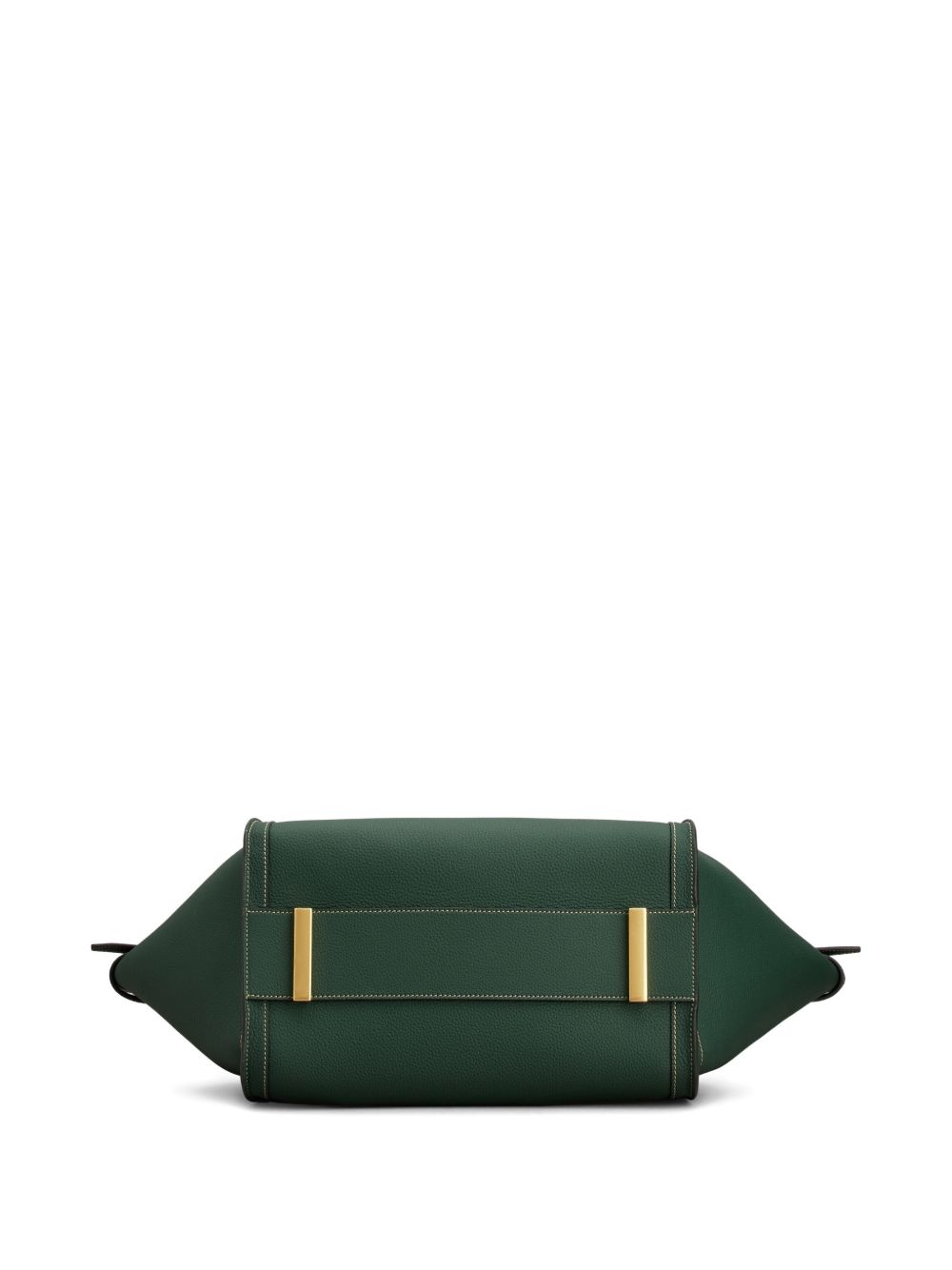 Tod'S Green Shopper Bag — Medium Leather Tote