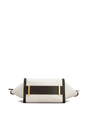 Tod'S White Shopper Bag — Medium Tote with Gold Hardware