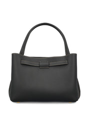 Tod'S Mini Black Handbag — Top Handle Shoulder Bag