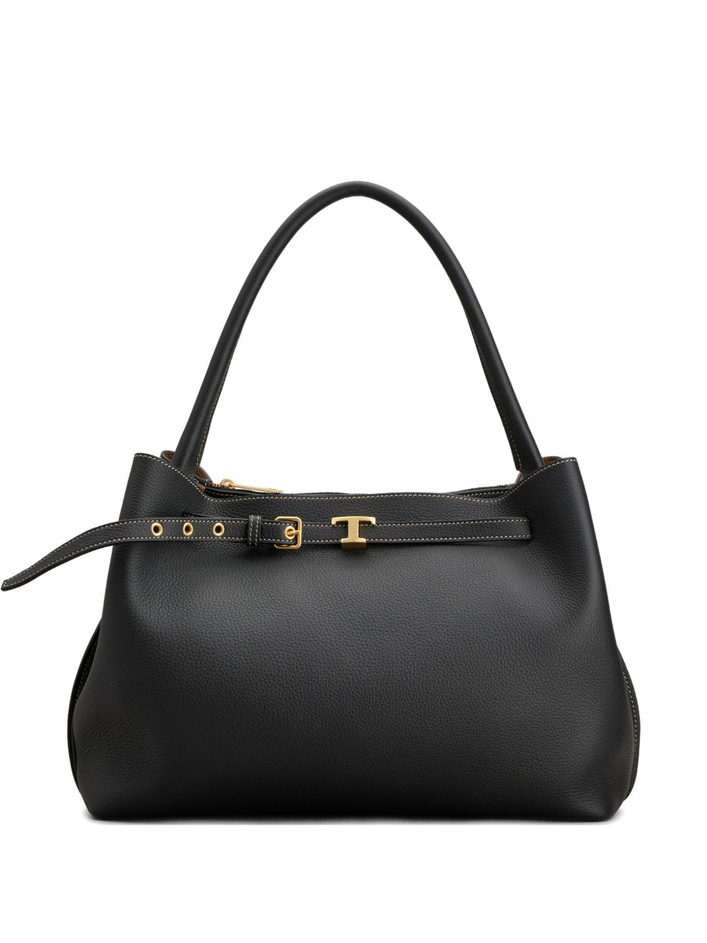 Tod'S Black Handbag – Top Handle Shoulder Bag
