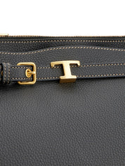 Tod'S Black Handbag – Top Handle Shoulder Bag