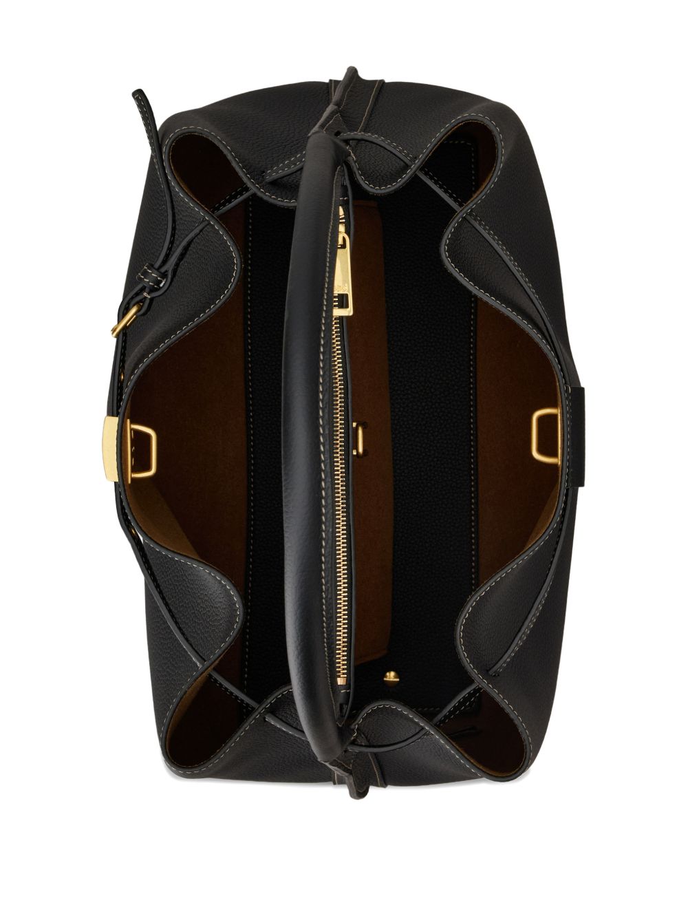 Tod'S Black Handbag – Top Handle Shoulder Bag