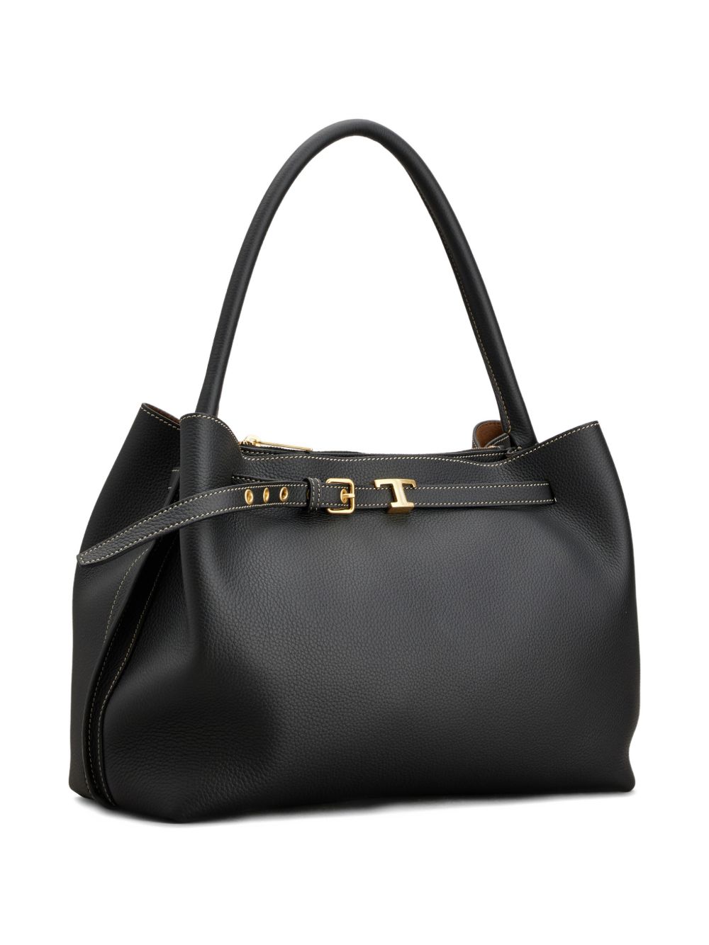 Tod'S Black Handbag – Top Handle Shoulder Bag