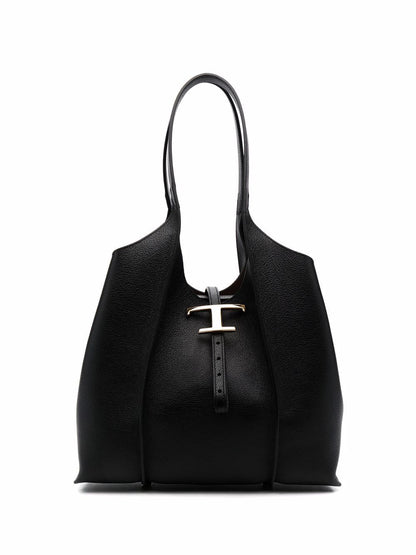 Tod'S Black Shopper Bag — Timeless Leather Tote