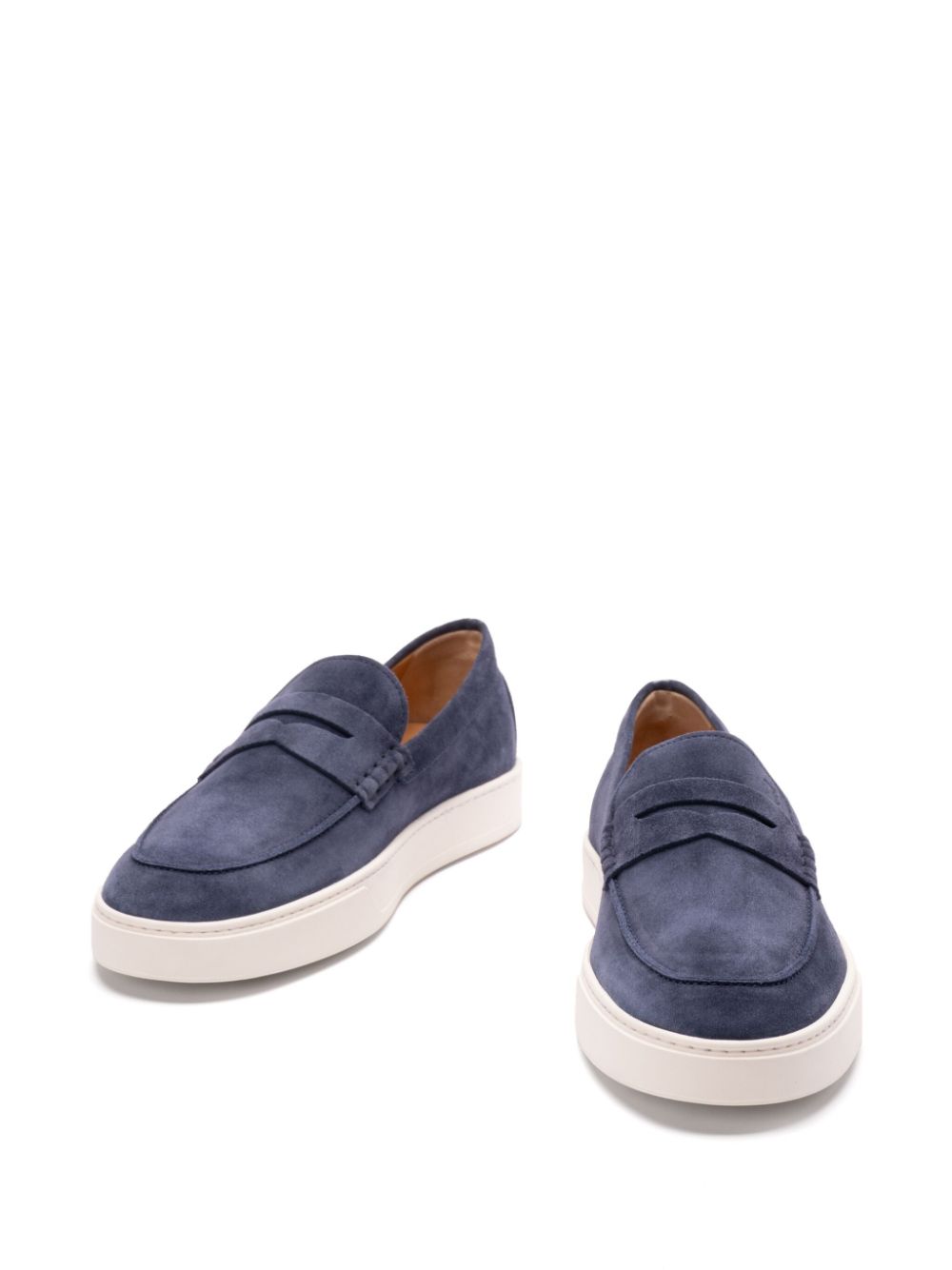 Tod'S Blue Suede Moccasins for Men — From €295
