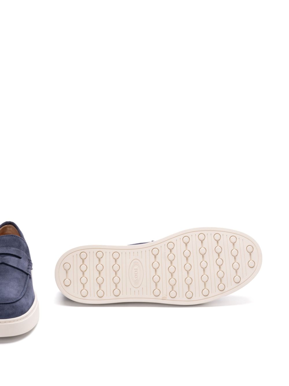 Tod'S Blue Suede Moccasins for Men — From €295
