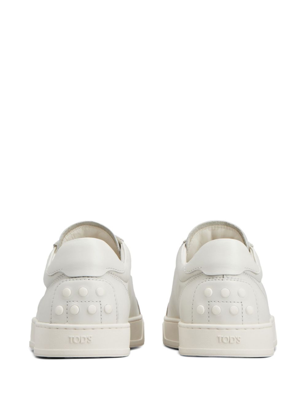 Tod'S White Leather Sneakers — Refined Everyday Comfort
