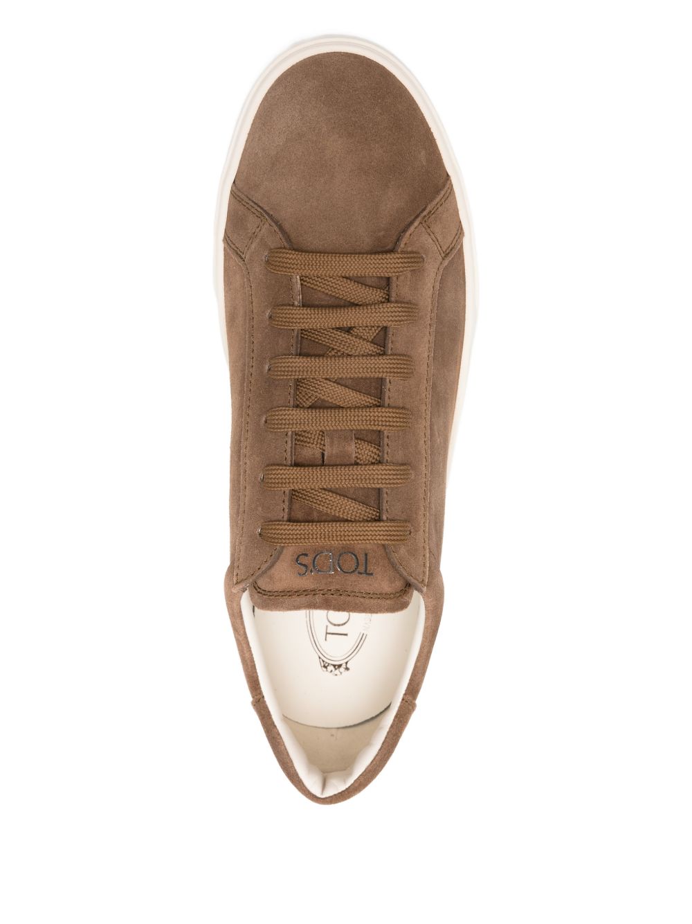 Tod'S Suede Brown Sneakers — Lace-Up for Men