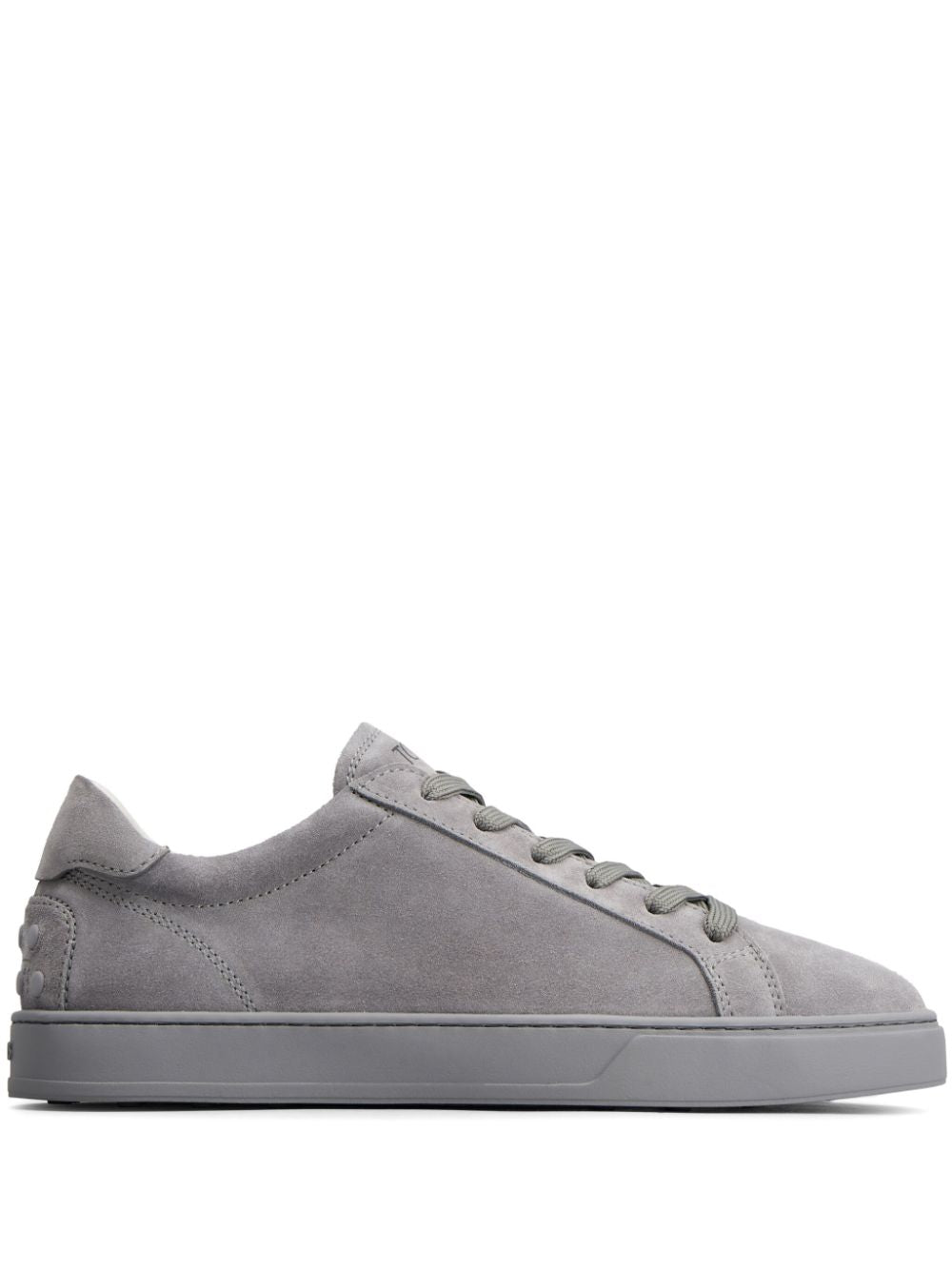 Tod'S Grey Leather Sneakers for Men — Refined Comfort