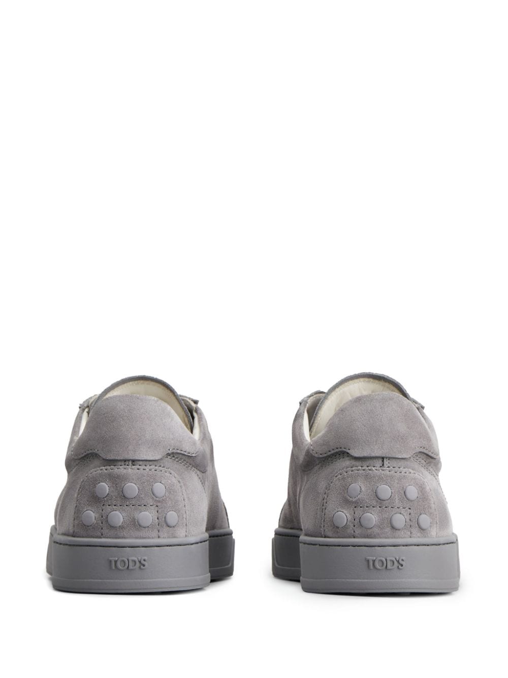 Tod'S Grey Leather Sneakers for Men — Refined Comfort