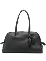 JACQUEMUS Black Leather Shopper — Le Turismo