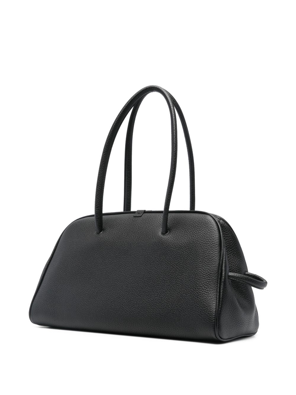 JACQUEMUS Black Leather Shopper — Le Turismo