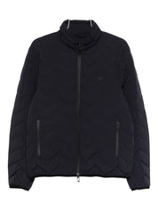 Emporio Armani Blue Nylon Down Jacket