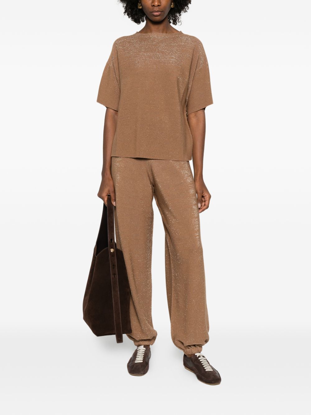 Fabiana Filippi Trousers Brown