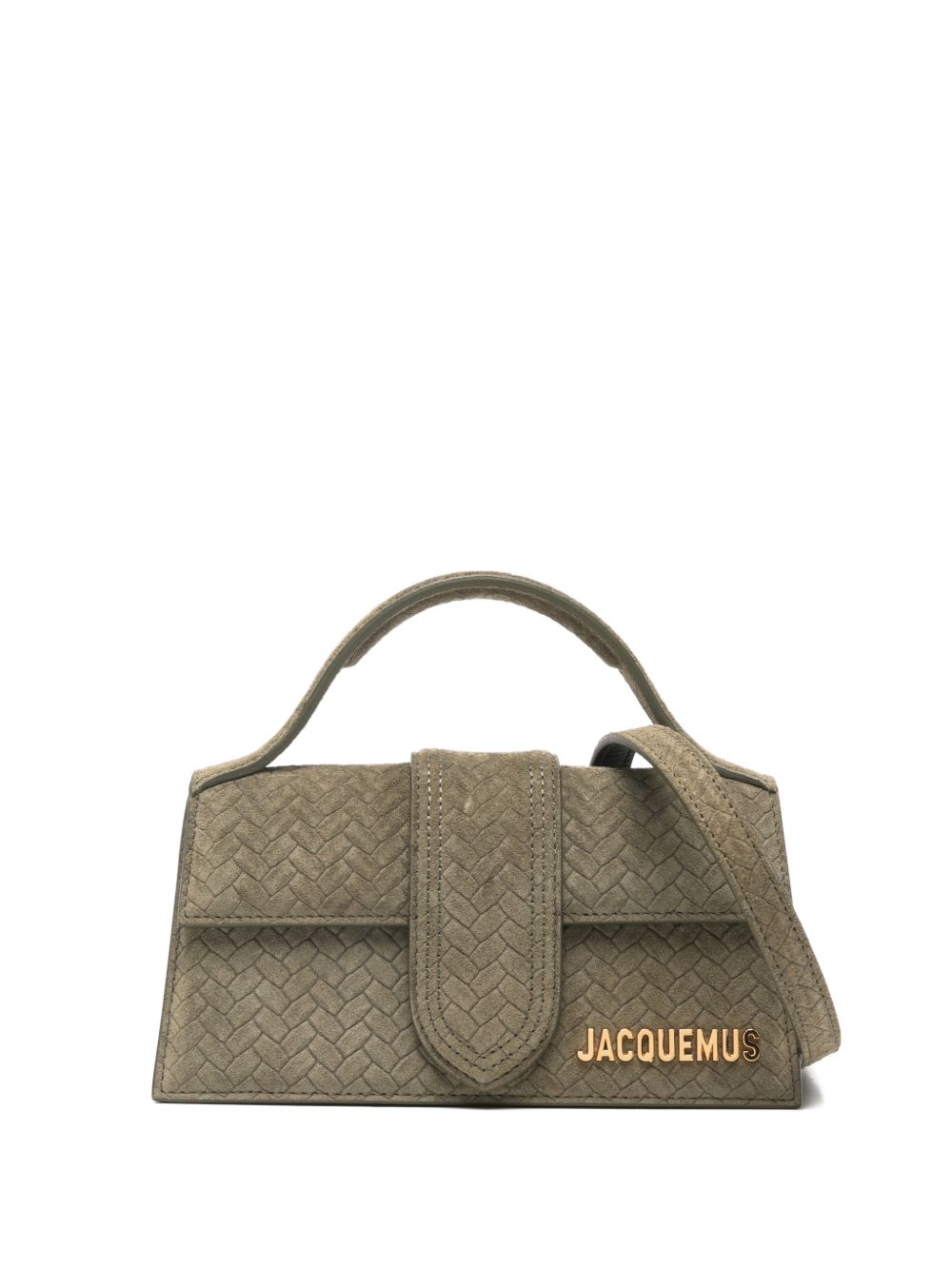 JACQUEMUS Le Bambino Green Handbag — Leather