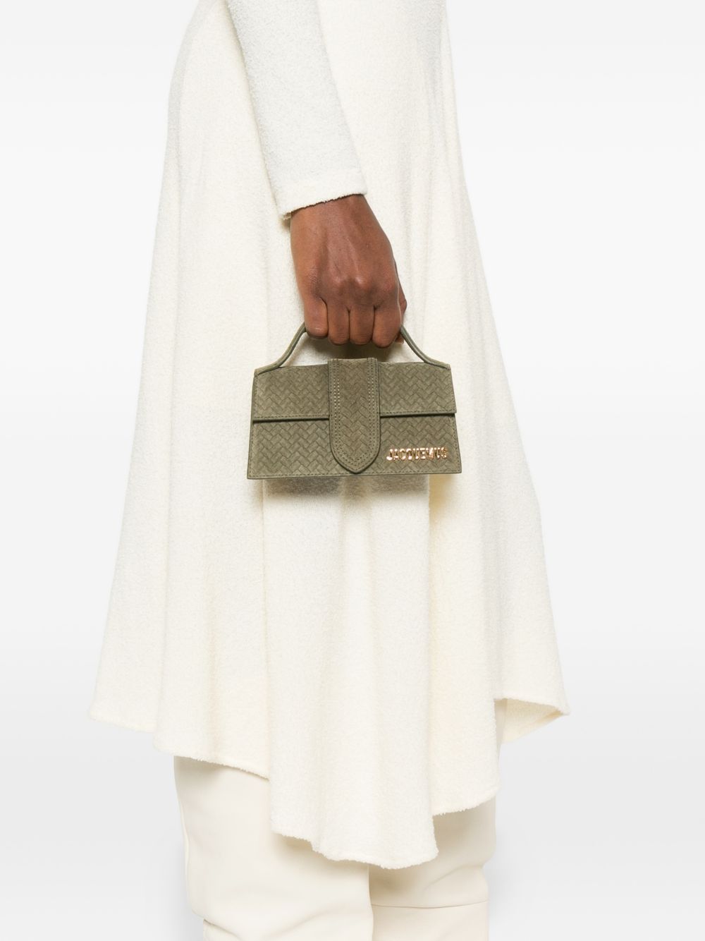 JACQUEMUS Le Bambino Green Handbag — Leather