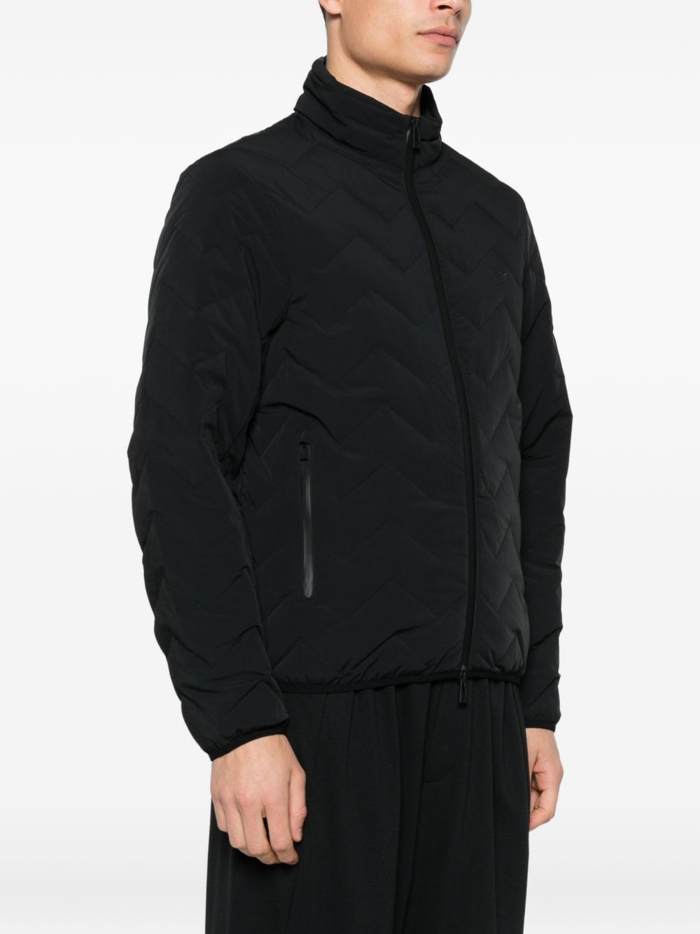 Emporio Armani Coats Black