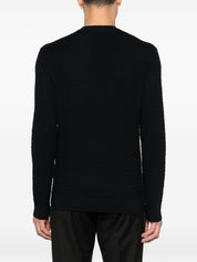 Emporio Armani Sweaters Blue