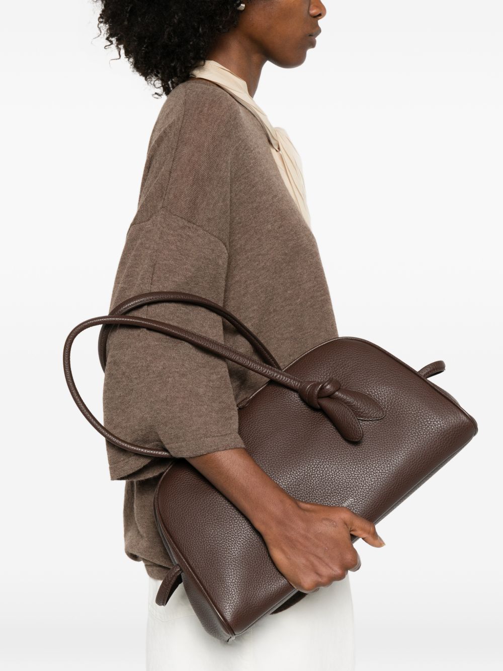 Brown Jacquemus Shopper — Le Turismo Leather Handbag