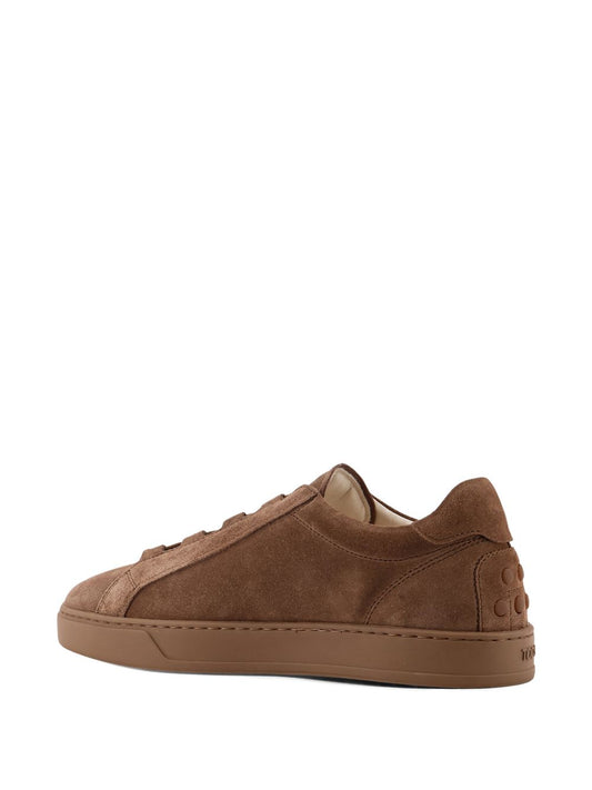 Tod'S Leather Brown Sneakers for Men — Luxurious Comfort