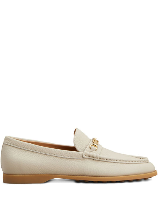 Tod'S Beige Moccasins — Flat Loafers for Women