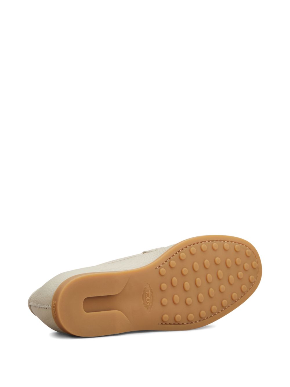 Tod'S Beige Moccasins — Flat Loafers for Women