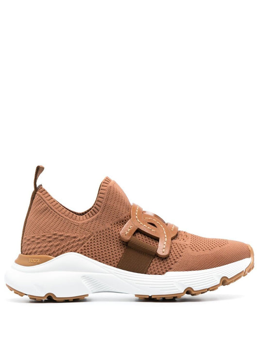 Tod's Sneakers Camel — Elegant Women's Sneakers