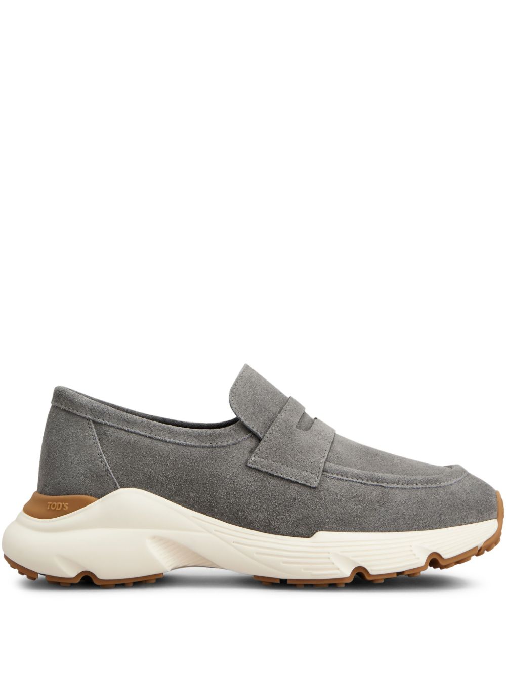 Tod'S Grey Suede Moccasins for Women — Luxury Loafers