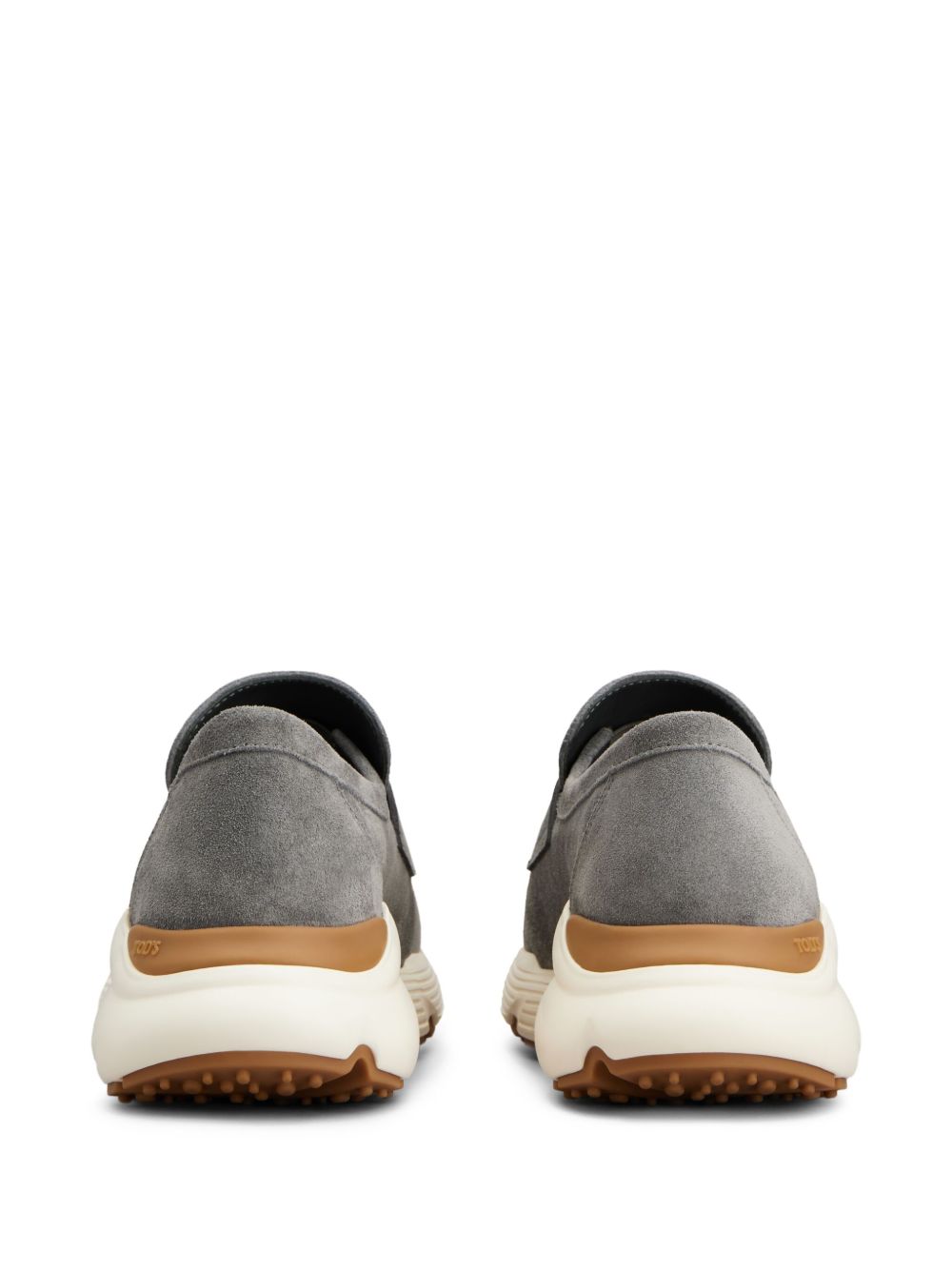 Tod'S Grey Suede Moccasins for Women — Luxury Loafers