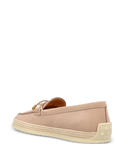 Tod'S Powder Suede Moccasins for Women — Refined Comfort