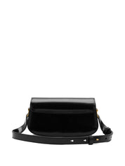 Ami Paris Shoulder Bag — Paris Paris Leather (Black)