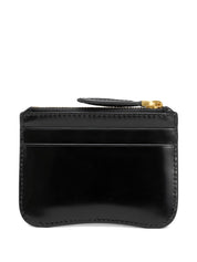 Ami Paris Black Wallets — Stylish Leather Card Cases