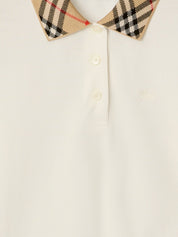 Burberry White T-Shirts & Polo Shirts — Elegant Cotton Tops