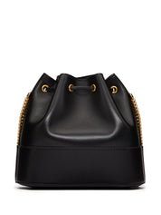 Valentino Garavani Black VLogo Leather Mini Clutch