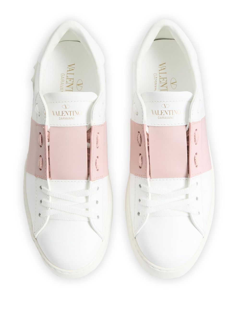 Valentino Garavani Sneakers Powder — Powder Leather Rockstud