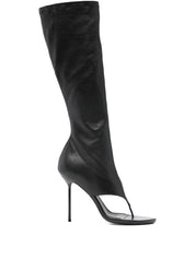 Paris Texas Boots Black — Lidia Thong Boots