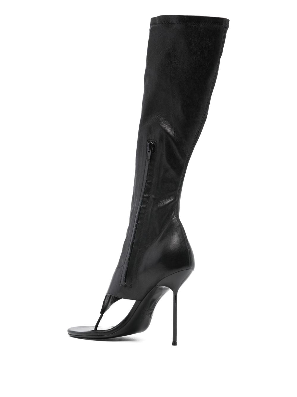 Paris Texas Boots Black — Lidia Thong Boots
