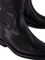 Paris Texas Boots Black — Sleek Leather Ankle Boots