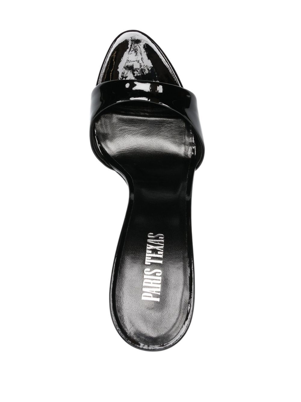 Paris Texas Sandals Black — High Stiletto Leather Mules