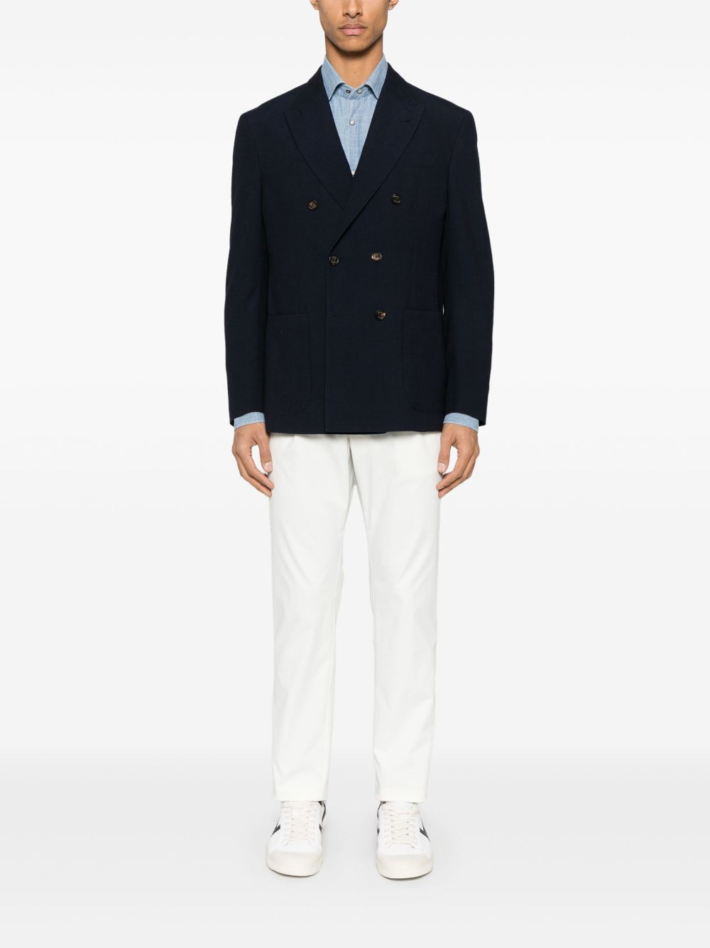 Herno Trousers White