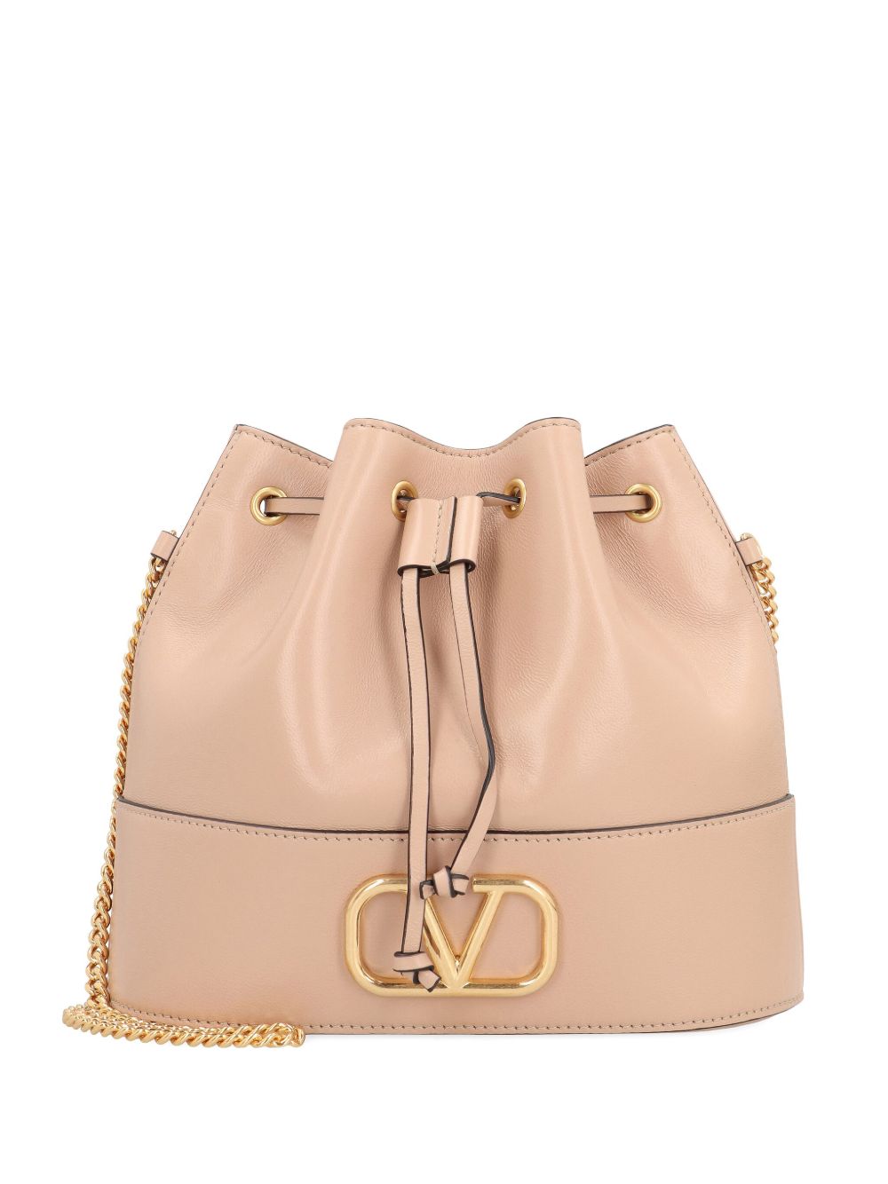 Valentino Garavani Pink Clutch — Mini VLogo Leather Bag