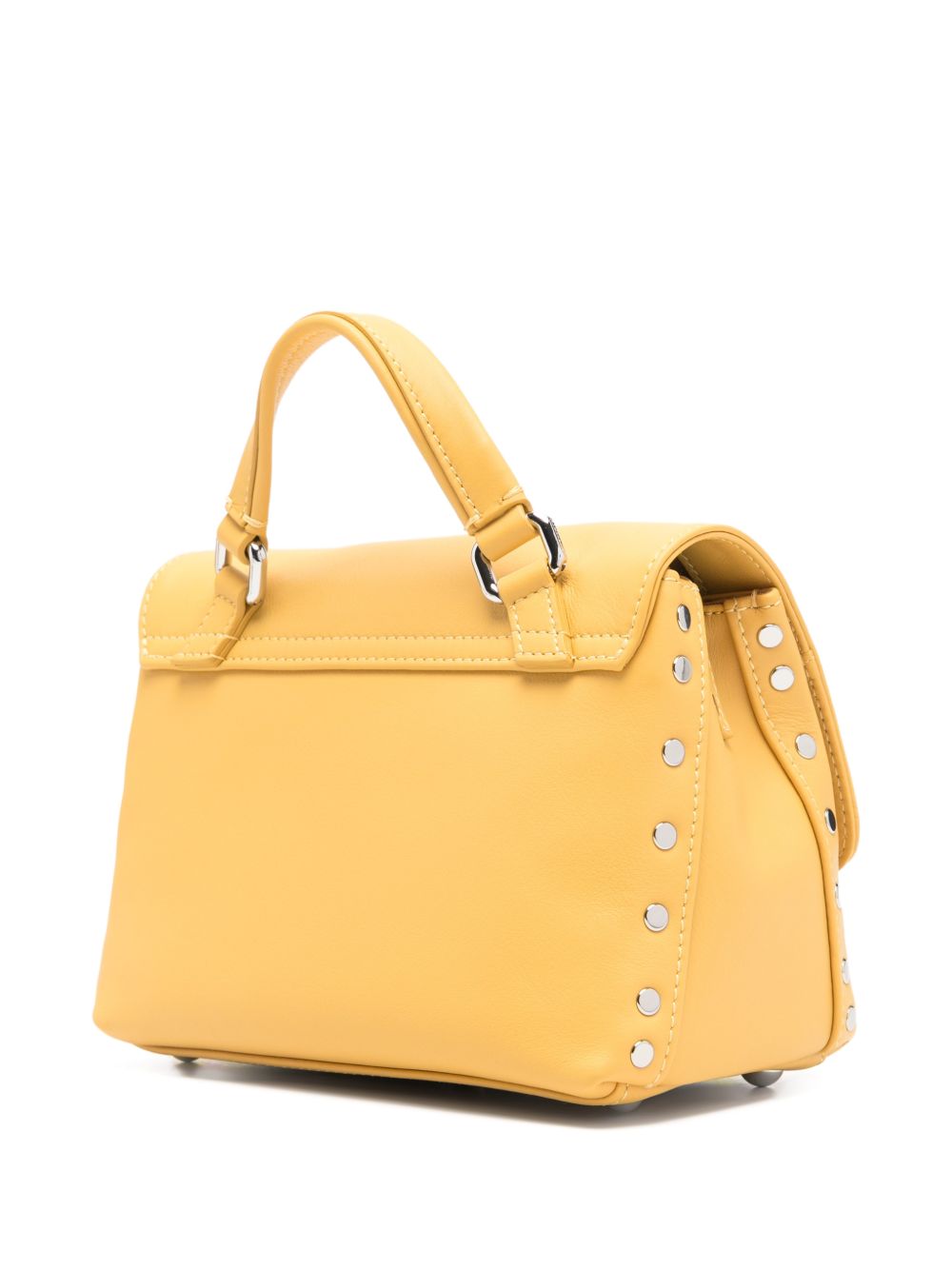 Zanellato Yellow Handbag — Postina Saeta Baby Leather