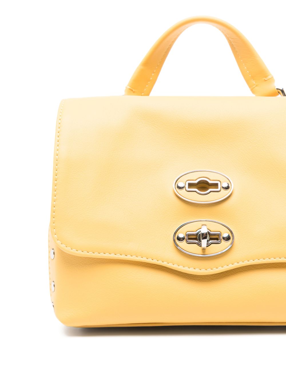 Zanellato Yellow Handbag — Postina Saeta Baby Leather